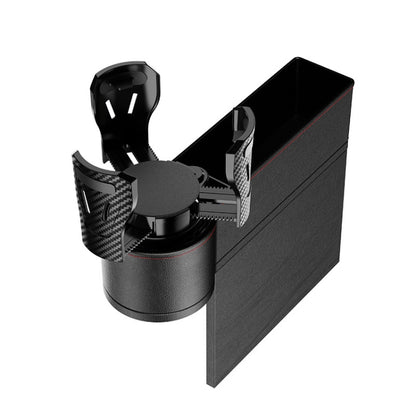 Car Seat Gap Storage Box Car Water Cup Holder Ashtray, Color: Right Black by buy2fix