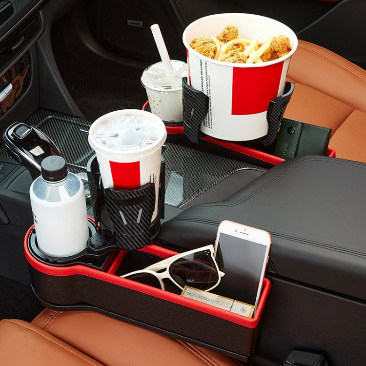 Car Seat Gap Storage Box Car Water Cup Holder Ashtray, Color: Right Black by buy2fix