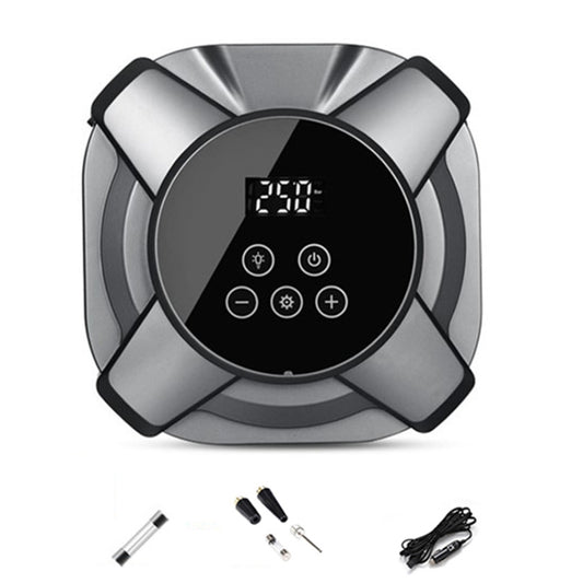 30 Cylinders Car Intelligent Digital Display Inflator Pump Portable Car Tire Pneumatic Engine(Silver) - Inflatable Pump by buy2fix | Online Shopping UK | buy2fix
