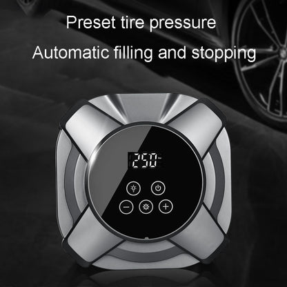 22 Cylinders Car Intelligent Digital Display Inflator Pump Portable Car Tire Pneumatic Engine(Black) - Inflatable Pump by buy2fix | Online Shopping UK | buy2fix