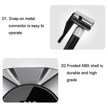 19 Cylinders Car Intelligent Digital Display Inflator Pump Portable Car Tire Pneumatic Engine(Silver) - Inflatable Pump by buy2fix | Online Shopping UK | buy2fix