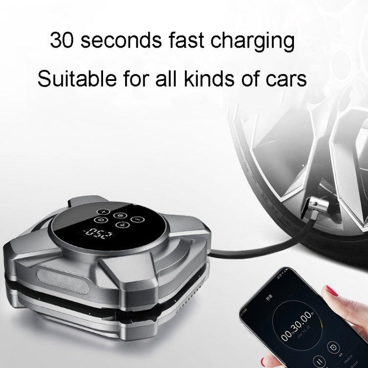 22 Cylinders Car Intelligent Digital Display Inflator Pump Portable Car Tire Pneumatic Engine(Black) - Inflatable Pump by buy2fix | Online Shopping UK | buy2fix