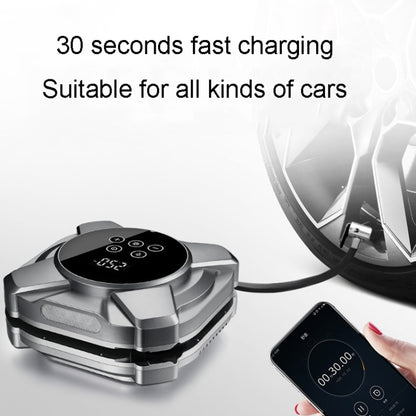 19 Cylinders Car Intelligent Digital Display Inflator Pump Portable Car Tire Pneumatic Engine(Black) - Inflatable Pump by buy2fix | Online Shopping UK | buy2fix