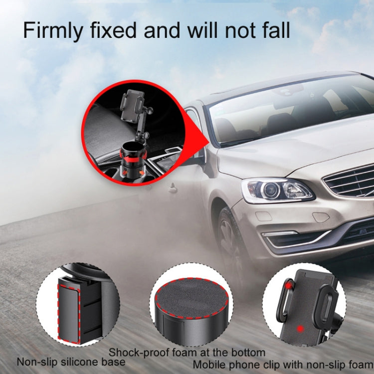 2 in 1 Car Mobile Phone Holder Multifunctional Water Cup Beverage Holder(SD-1055) by buy2fix