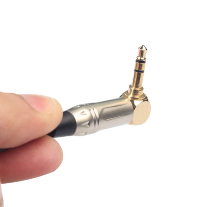 0.3m 90 Degree 3.5mm Stereo TRS Male to XLR 3Pin Male Audio Cable(Black) - Microphone Audio Cable & Connector by buy2fix | Online Shopping UK | buy2fix