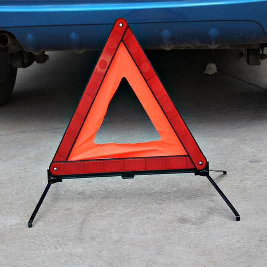 Foldable Car Warning Sign Tripod Automobile Emergency Reflective Triangular Holder - Reflective Material by buy2fix | Online Shopping UK | buy2fix