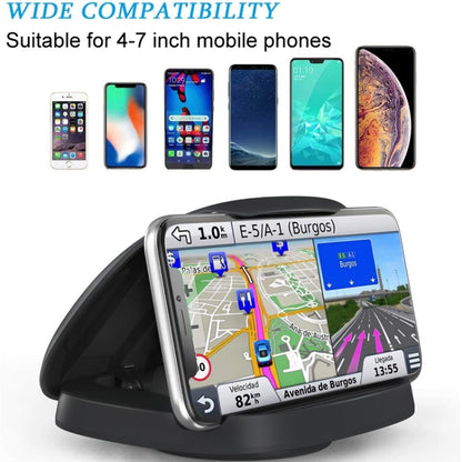 360 Degree Rotating Suction Cup Car Dashboard Mobile Phone Holder(Black) - Universal Car Holders by buy2fix | Online Shopping UK | buy2fix