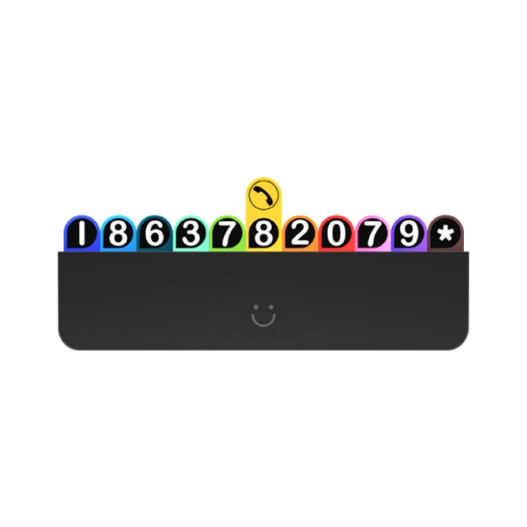 bbdd Temporary Parking License Plate Concealable Car Removal Number Plate(Rainbow Edition) - Parking Card by bbdd | Online Shopping UK | buy2fix