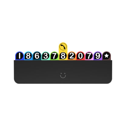 bbdd Temporary Parking License Plate Concealable Car Removal Number Plate(Rainbow Edition) - Parking Card by bbdd | Online Shopping UK | buy2fix