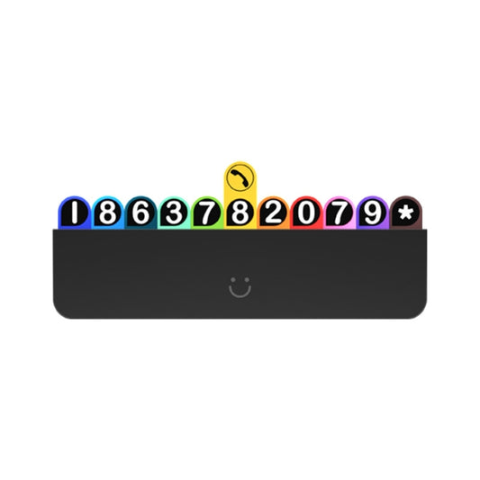 bbdd Temporary Parking License Plate Concealable Car Removal Number Plate(Rainbow Edition) - Parking Card by bbdd | Online Shopping UK | buy2fix