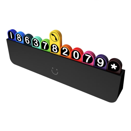 bbdd Temporary Parking License Plate Concealable Car Removal Number Plate(Pure Edition) - Parking Card by bbdd | Online Shopping UK | buy2fix