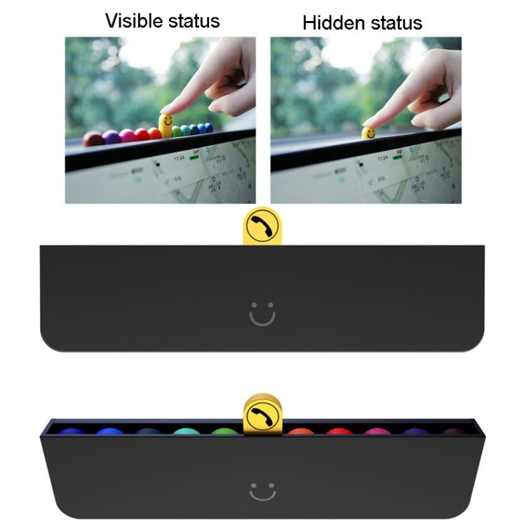 bbdd Temporary Parking License Plate Concealable Car Removal Number Plate(Rainbow Edition) - Parking Card by bbdd | Online Shopping UK | buy2fix