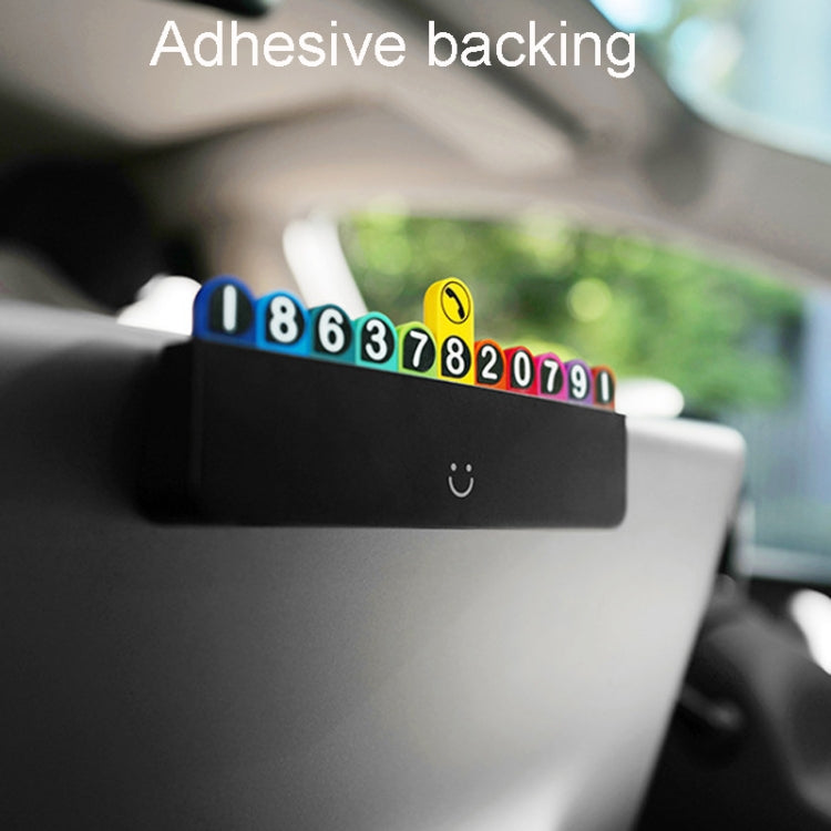 bbdd Temporary Parking License Plate Concealable Car Removal Number Plate(Pure Edition) - Parking Card by bbdd | Online Shopping UK | buy2fix