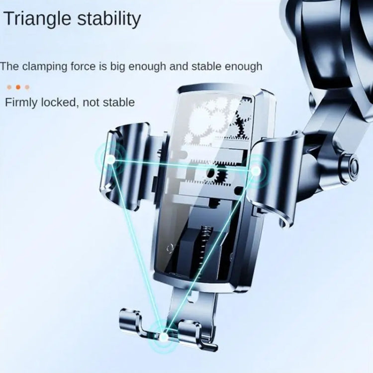 SHUNWEI SD-1132B Car Phone Suction Cup + Air Vent Holder Gravity Sensing Support Bracket(Gray) - Universal Car Holders by SHUNWEI | Online Shopping UK | buy2fix