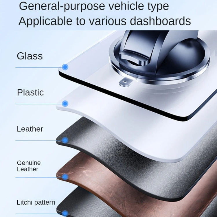 SHUNWEI SD-1132B Car Phone Suction Cup + Air Vent Holder Gravity Sensing Support Bracket(Blue) - Universal Car Holders by SHUNWEI | Online Shopping UK | buy2fix