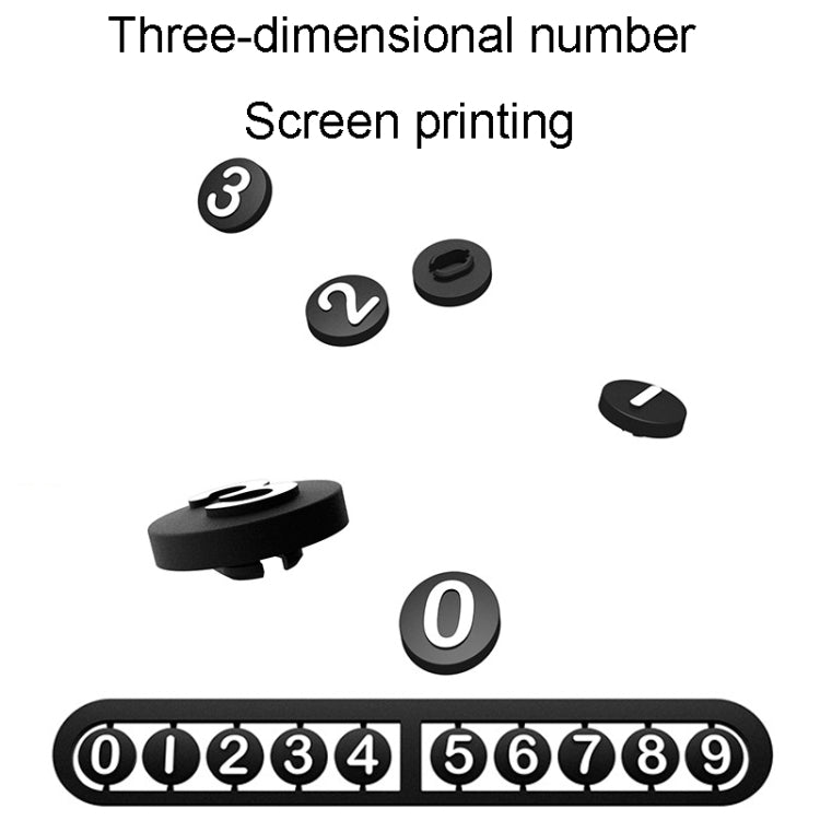 Bbdd Pod Temporary License Card Hidden Retro Parking Plate(Red) - Parking Card by bbdd | Online Shopping UK | buy2fix