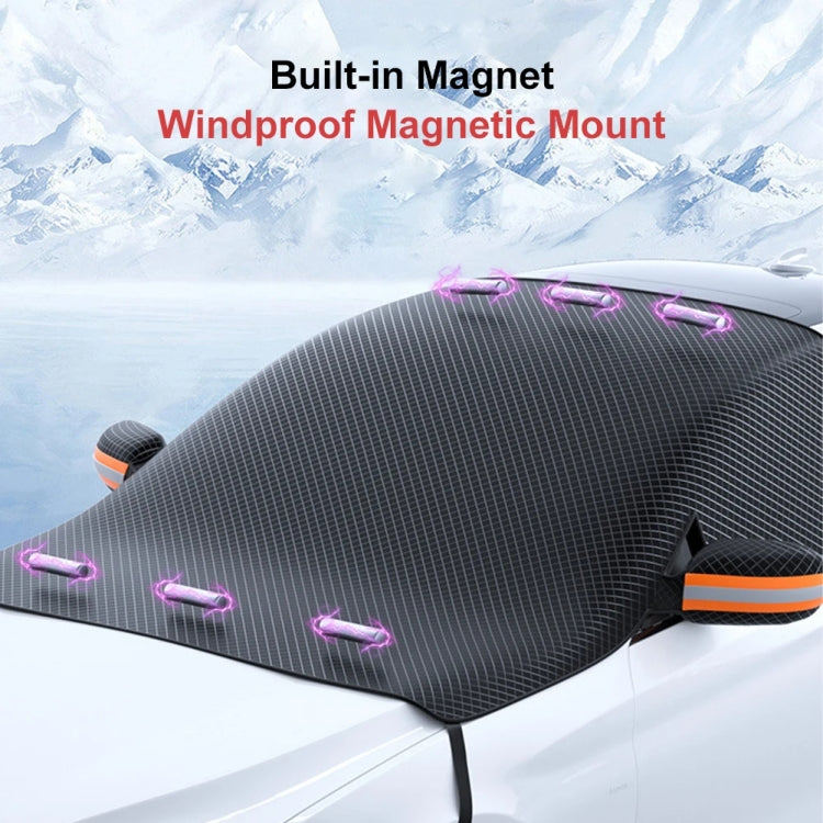 ST-3959 Snow Cover Front Windshield Strong Magnetic Adsorption Car Windshield Cover Oxford Cloth Comprehensive Protection - Window Foils & Solar Protection by buy2fix | Online Shopping UK | buy2fix