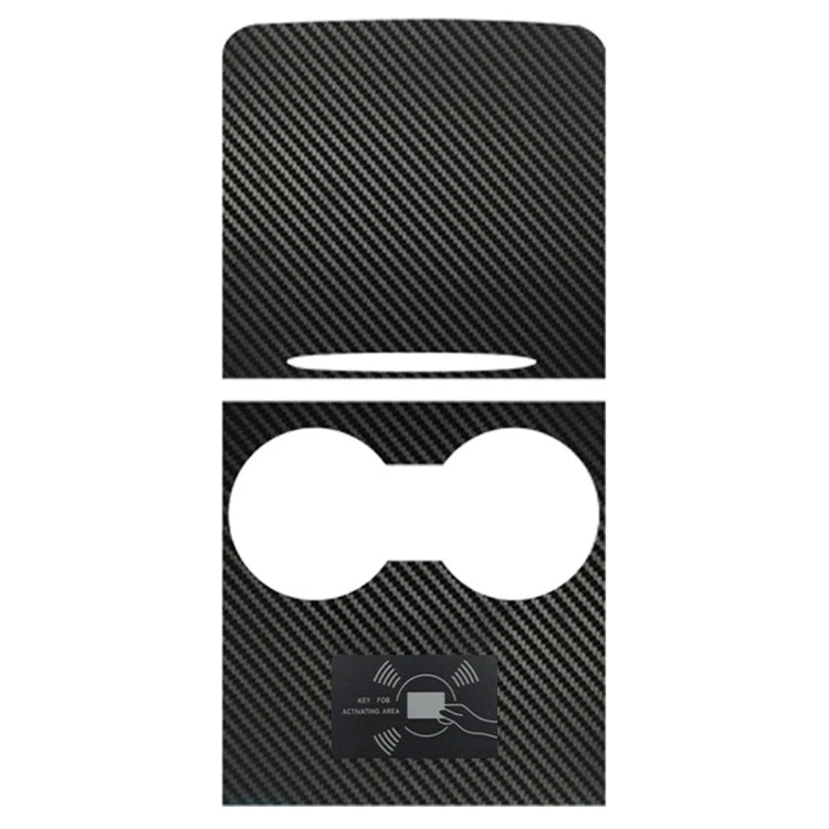 For Tesla Model 3 / Y Carbon Fiber Center Panel Protective Film Anti-Scratch Car Interior(Matte) by buy2fix
