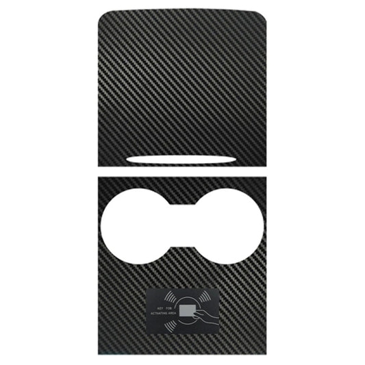 For Tesla Model 3 / Y Carbon Fiber Center Panel Protective Film Anti-Scratch Car Interior(Matte) by buy2fix
