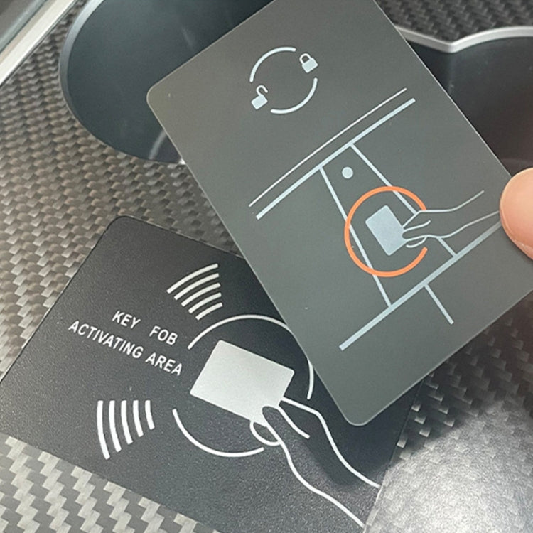 For Tesla Model 3 / Y Carbon Fiber Center Panel Protective Film Anti-Scratch Car Interior(Matte) by buy2fix