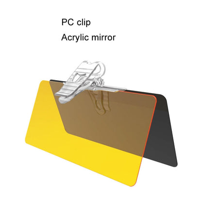 SHUNWEI SD-2301 Car Sun Visor Day Night Anti Glare Visor Adjustable Visor Protection(Yellow) - Sunglasses & Glasses Clips by SHUNWEI | Online Shopping UK | buy2fix