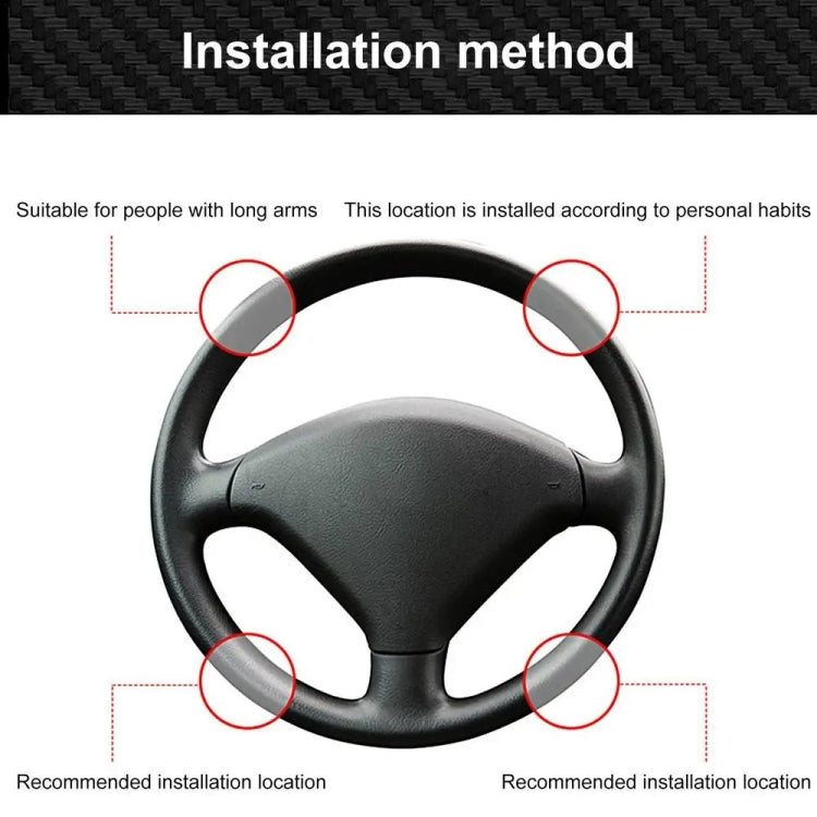 DM-123 Car Steering Wheel Auxiliary Bearing Universal Turning To Help Saving Effort To Turn To Help Ball(Black) by buy2fix