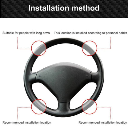 DM-123 Car Steering Wheel Auxiliary Bearing Universal Turning To Help Saving Effort To Turn To Help Ball(Black) by buy2fix