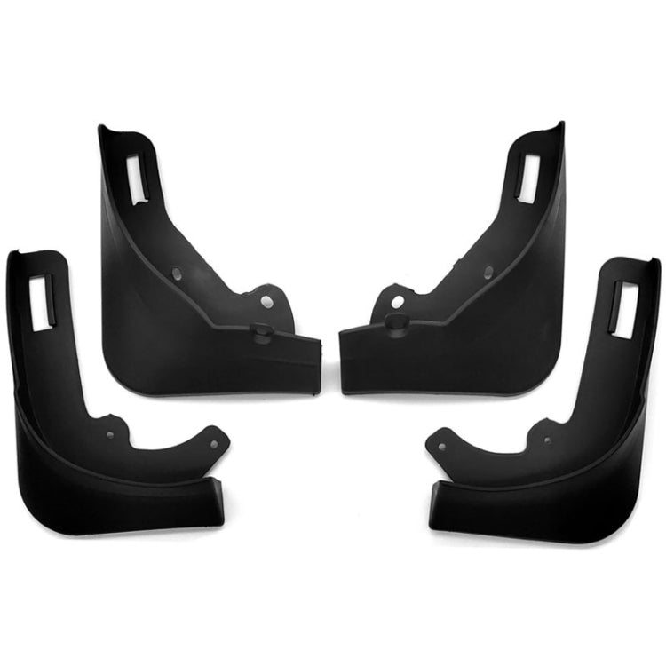 For Tesla Model Y Car Punch-Free Front And Rear Wheel Soft Rubber Mudguards, Style: Matte Black - Mudguards by buy2fix | Online Shopping UK | buy2fix