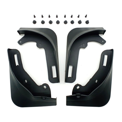 For Tesla Model Y Car Punch-Free Front And Rear Wheel Soft Rubber Mudguards, Style: Matte Black - Mudguards by buy2fix | Online Shopping UK | buy2fix