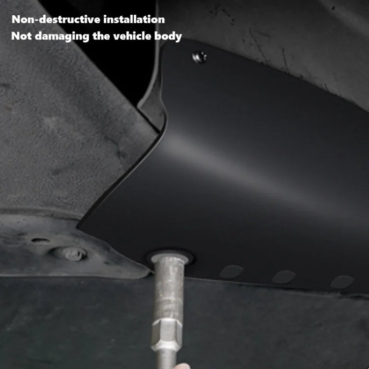 For Tesla  Model 3 Car Coolant Guard Board Chassis Pipe Protection Baffle Engine Battery Condenser Case - Anti Collision Sticker by buy2fix | Online Shopping UK | buy2fix