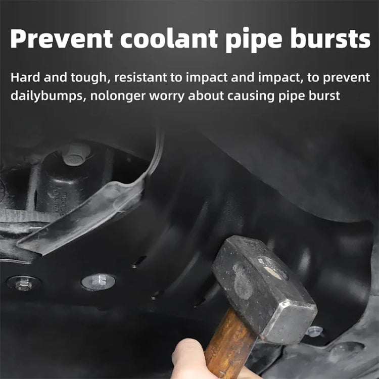 For Tesla Model Y Car Coolant Guard Board Chassis Pipe Protection Baffle Engine Battery Condenser Case by buy2fix