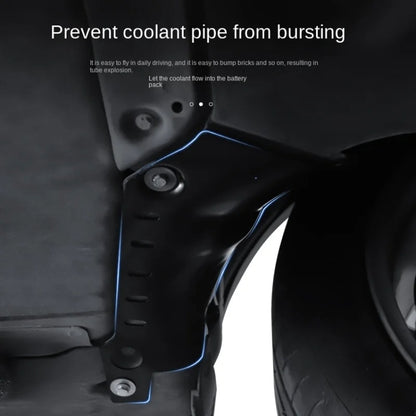 For Tesla  Model 3 Car Coolant Guard Board Chassis Pipe Protection Baffle Engine Battery Condenser Case - Anti Collision Sticker by buy2fix | Online Shopping UK | buy2fix