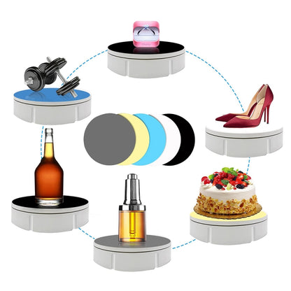 Rotating Booth PVC Background Board Live Product Display Accessories, Random Color Delivery, Specification: 30cm by buy2fix