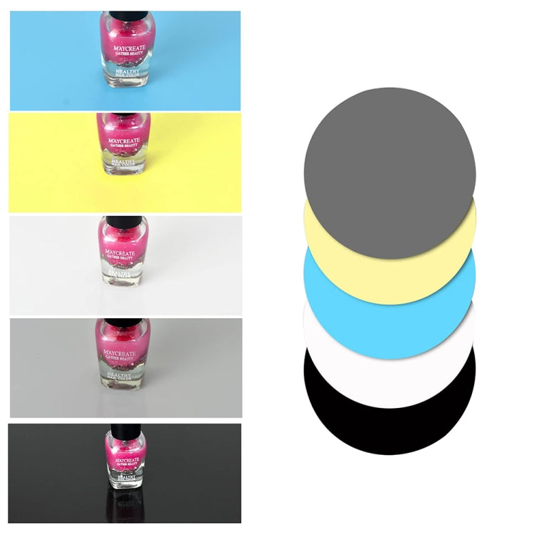 Rotating Booth PVC Background Board Live Product Display Accessories, Random Color Delivery, Specification: 30cm by buy2fix