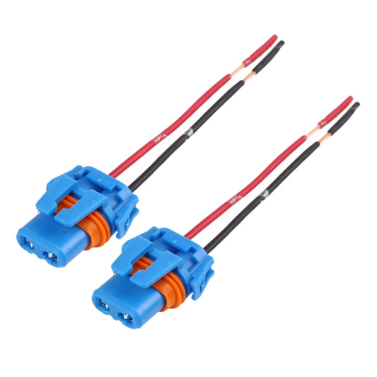 1pair For 9005 Car Headlight Socket Light Holder Plug With Cable - Wires by buy2fix | Online Shopping UK | buy2fix