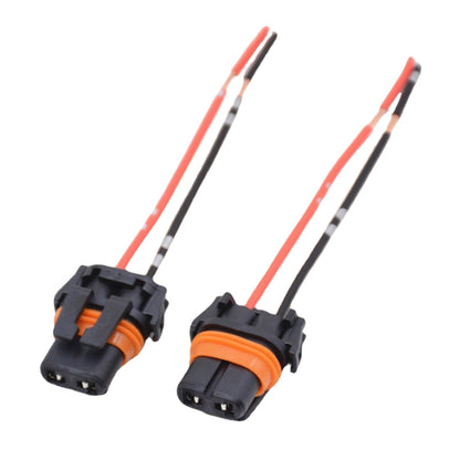 1pair For 9006 Car Headlight Socket Light Holder Plug With Cable - Wires by buy2fix | Online Shopping UK | buy2fix