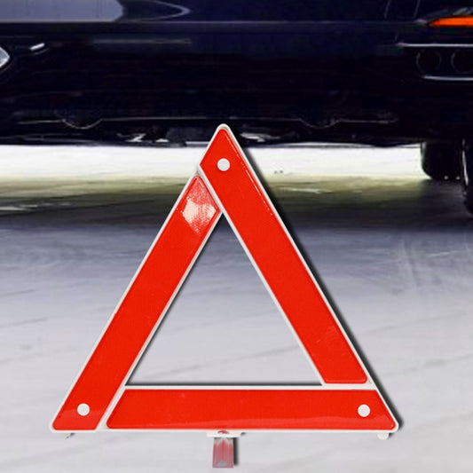 28 x 24cm Car Storage Foldable Tripod Warning Plaque Car Emergency Warning Sign - Reflective Material by buy2fix | Online Shopping UK | buy2fix