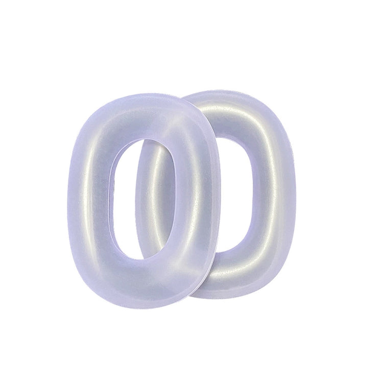 For AirPods Max Headphones Ear Cap Cover Replacement Part(Transparent Purple) - Earmuff & Pad by buy2fix | Online Shopping UK | buy2fix