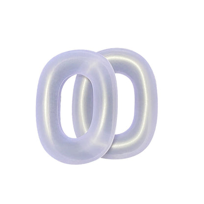 For AirPods Max Headphones Ear Cap Cover Replacement Part(Transparent Purple) - Earmuff & Pad by buy2fix | Online Shopping UK | buy2fix