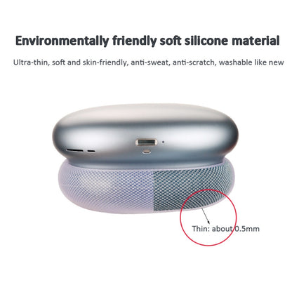 For AirPods Max Headphones Ear Cap Cover Replacement Part(Transparent Purple) - Earmuff & Pad by buy2fix | Online Shopping UK | buy2fix