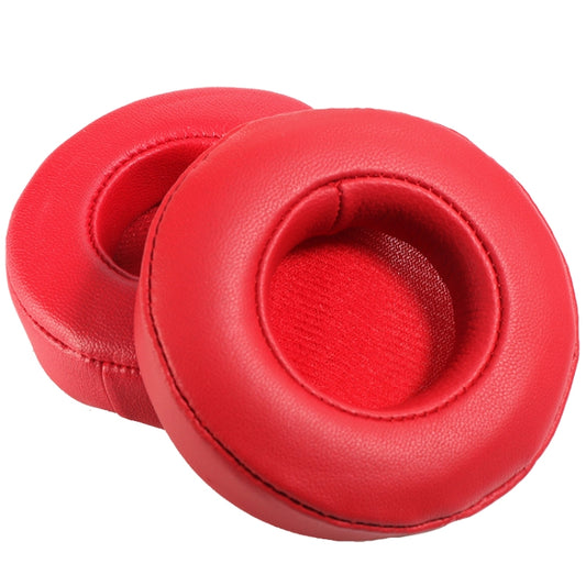 2pcs For Beats Pro Headphones Sheepskin Earmuffs Sponge Earpads(Red) - Earmuff & Pad by buy2fix | Online Shopping UK | buy2fix