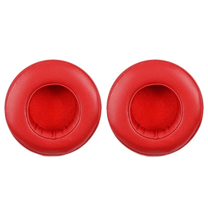 2pcs For Beats Pro Headphones Sheepskin Earmuffs Sponge Earpads(Red) - Earmuff & Pad by buy2fix | Online Shopping UK | buy2fix