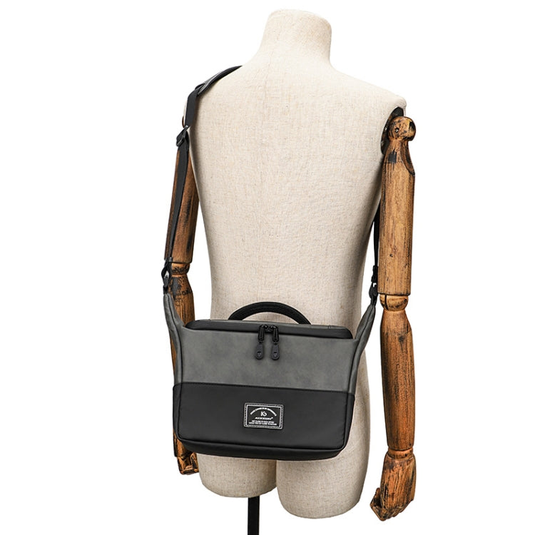 PU Leather Shoulder Crossbody Photography Bag SLR Camera Bag Lens Storage Bag(Brown) by buy2fix