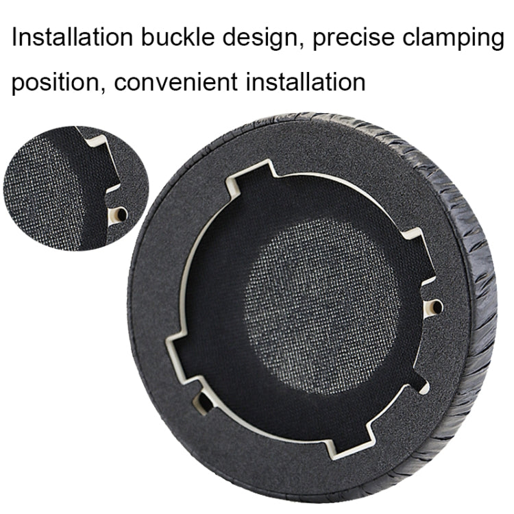 1pair For JBL Tune 600BTNC/T600 Headphone Sponge Cover Earmuffs with Buckle(Black) - Earmuff & Pad by buy2fix | Online Shopping UK | buy2fix