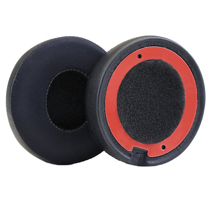2pcs For Beats Solo2/Solo3 Bluetooth Headphone Covers Foam Earmuffs(Black) - Earmuff & Pad by buy2fix | Online Shopping UK | buy2fix