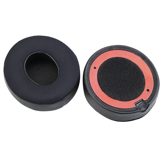 2pcs For Beats Solo2/Solo3 Bluetooth Headphone Covers Foam Earmuffs(Black) - Earmuff & Pad by buy2fix | Online Shopping UK | buy2fix
