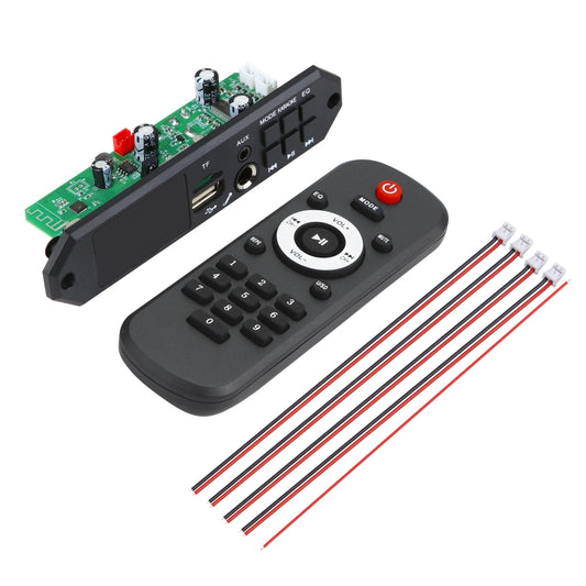 80W 12V Bluetooth MP3 Decoder Board With Power Amplifier Color Screen Call Recording, Model: Big Remote Control - Car MP3 & MP4 & MP5 by buy2fix | Online Shopping UK | buy2fix