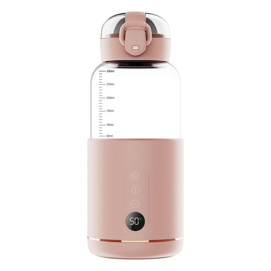 300ml Wireless Instant Water Warmer Electric Kettle for Baby Formula With 5200 mAh Battery Capacity(Pink) - Vacuum Thermoses & Cups by buy2fix | Online Shopping UK | buy2fix