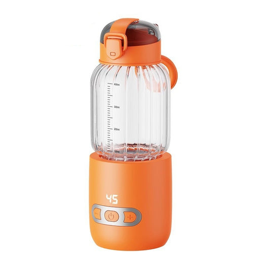 400ml Wireless Instant Water Warmer Electric Kettle For Baby Formula With 15000 MAh Battery Capacity(Orange) by buy2fix