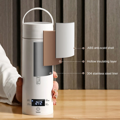 300W 500ml Electric Heating Water Cup Smart Boiling Kettle Temperature Control Kettle, Spec: SUS316 EU Plug - Vacuum Thermoses & Cups by buy2fix | Online Shopping UK | buy2fix